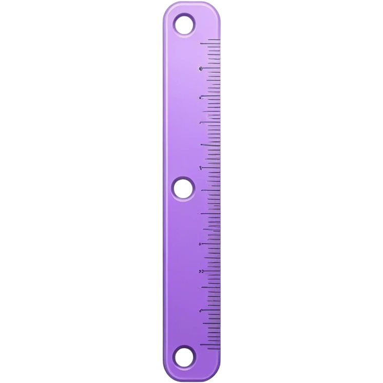 Light purple ruler emoji