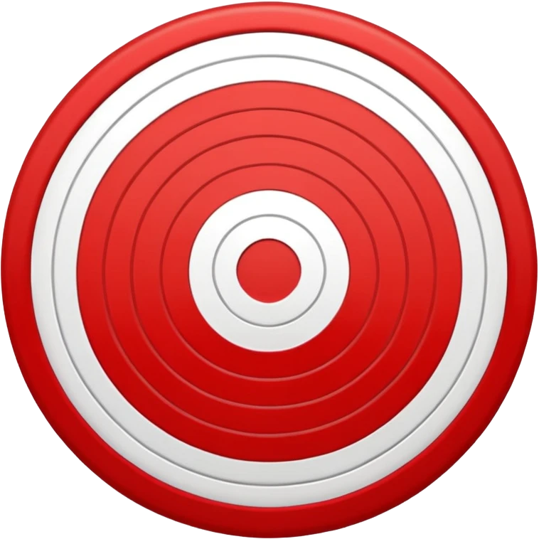 Bullseye red emoji