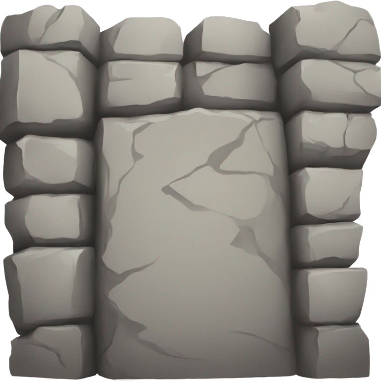 Castle stone emoji