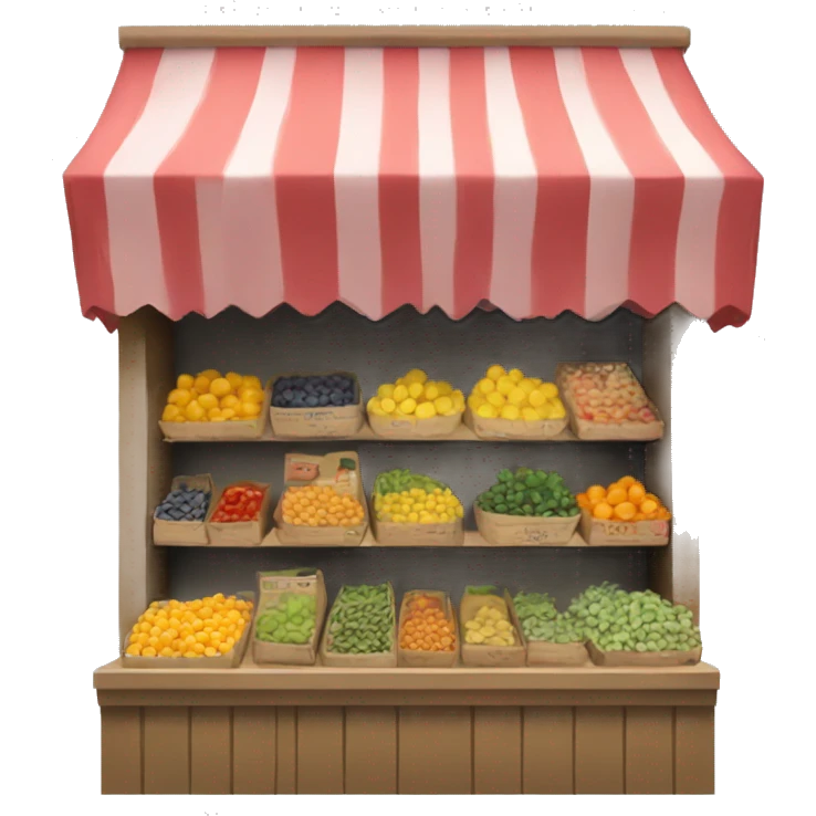market stall emoji