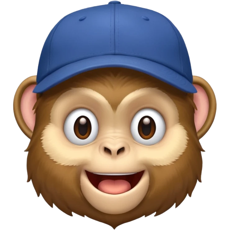 monkey with caps emoji