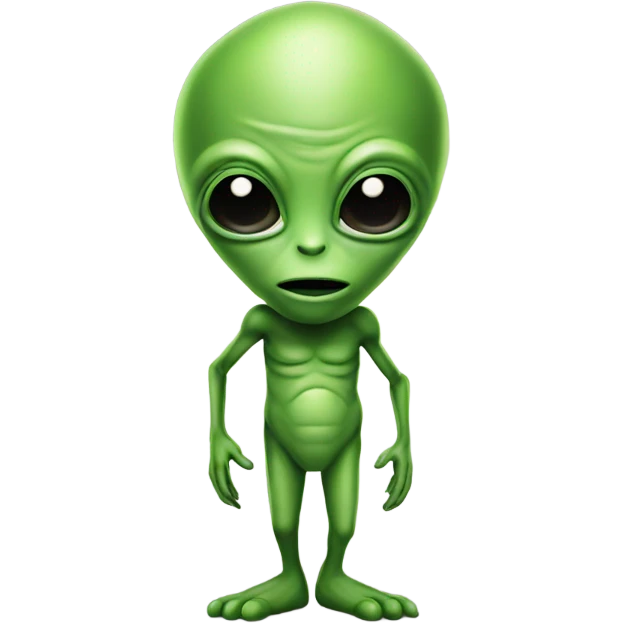  green alien canabis emoji
