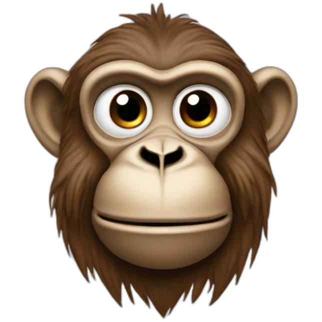 Monkey wearing Jordan 4 emoji