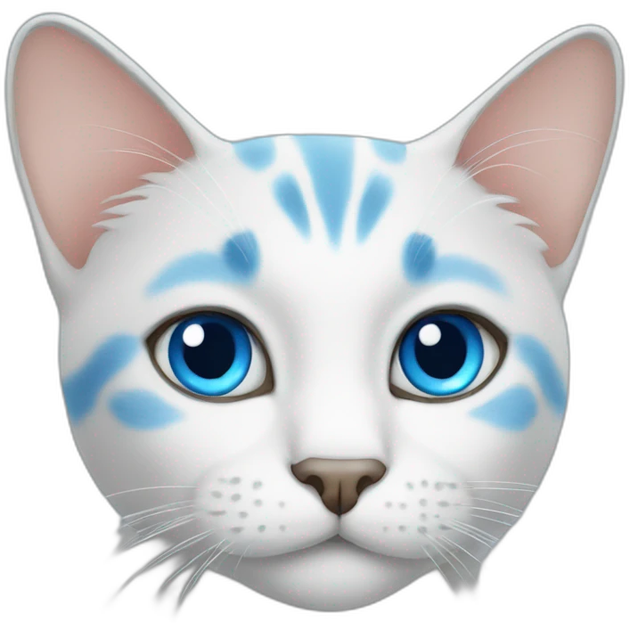 cat with blue eyes emoji