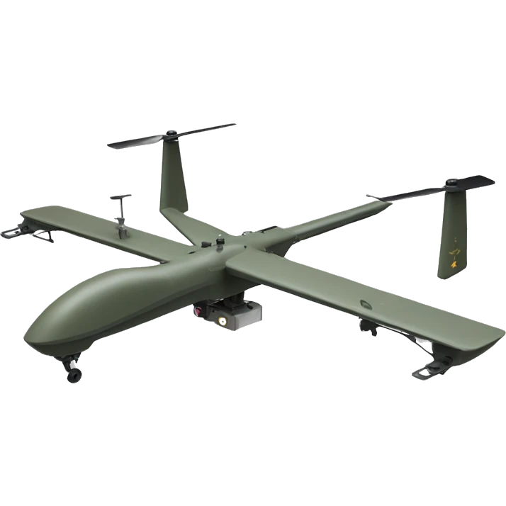 military UAV drone side view emoji