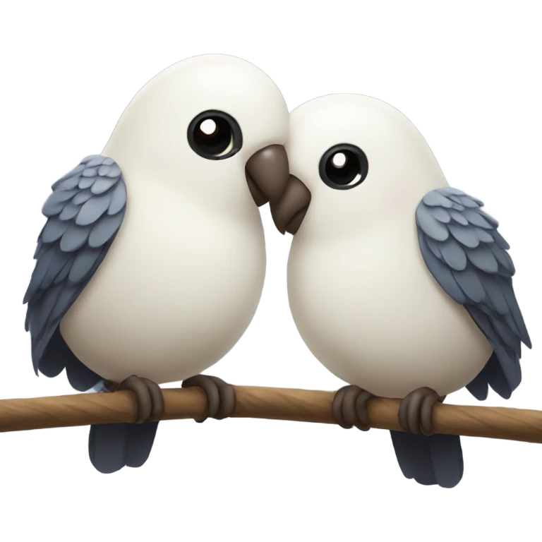 love birds emoji