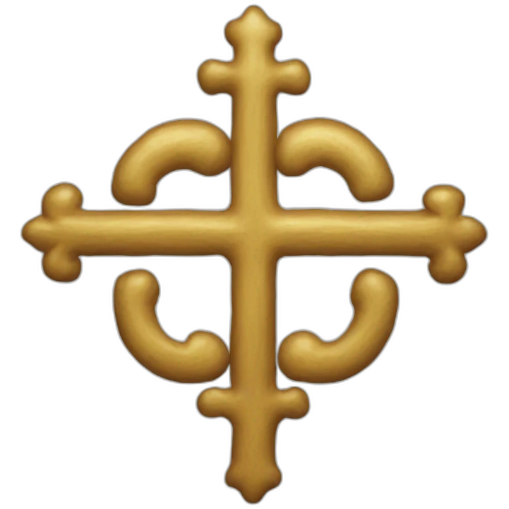 Croix inversé emoji