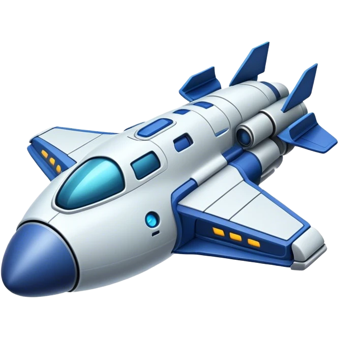 a spaceship  emoji