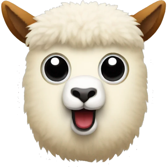 Alpaca pac man emoji