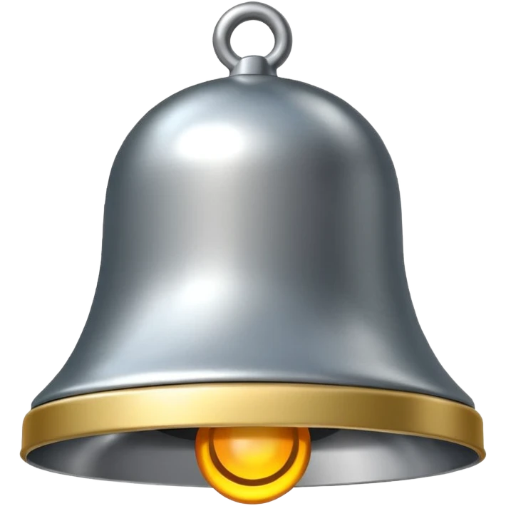 Notification bell silver emoji