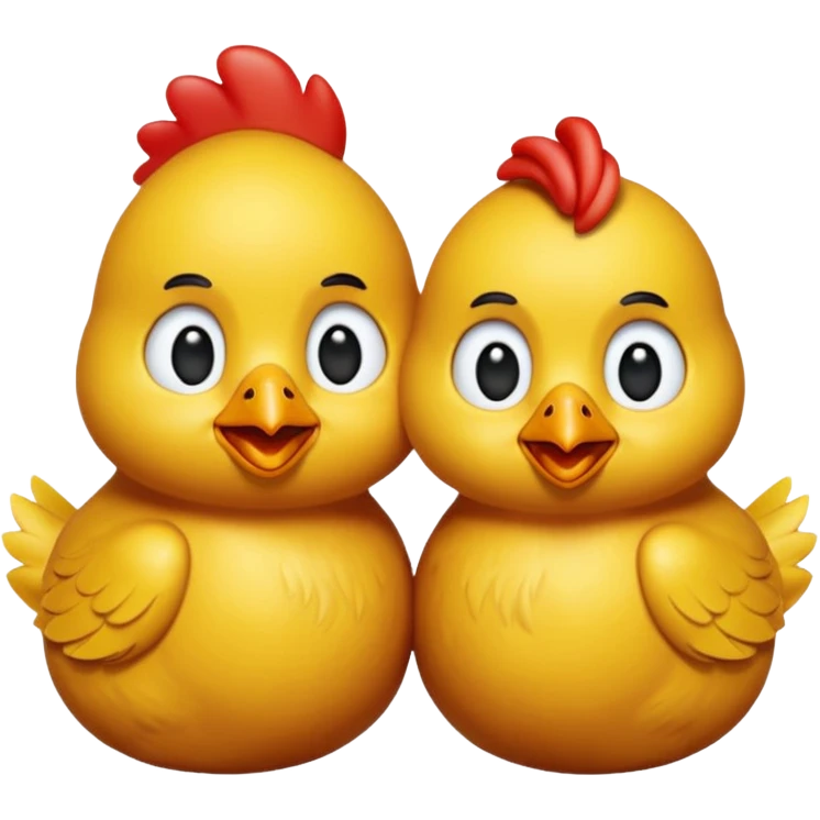 chicken 3d imoji count 100 transparent emoji