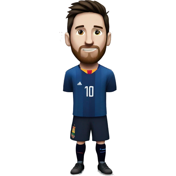 Messi besando a la copa del mundo  emoji