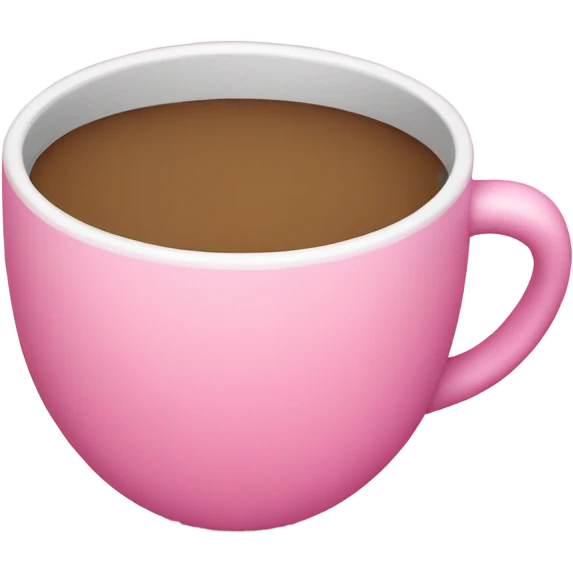 I want a cute pink cup emoji