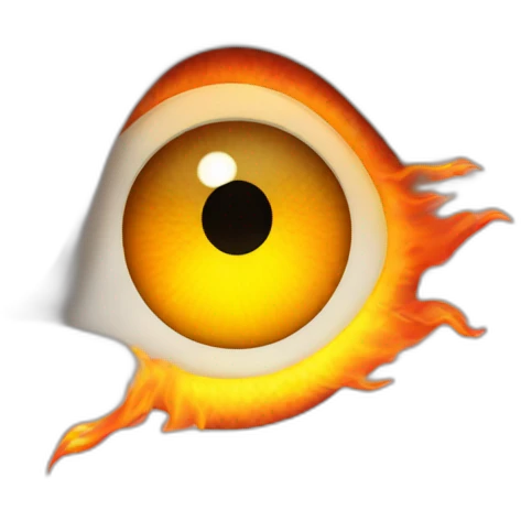 retina on fire emoji