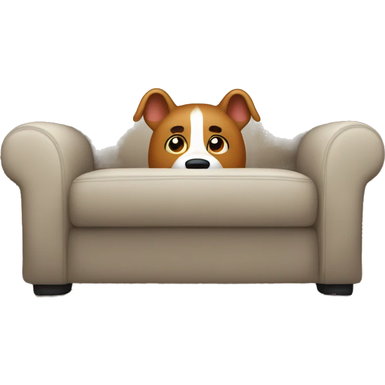 Hide behind sofa emoji