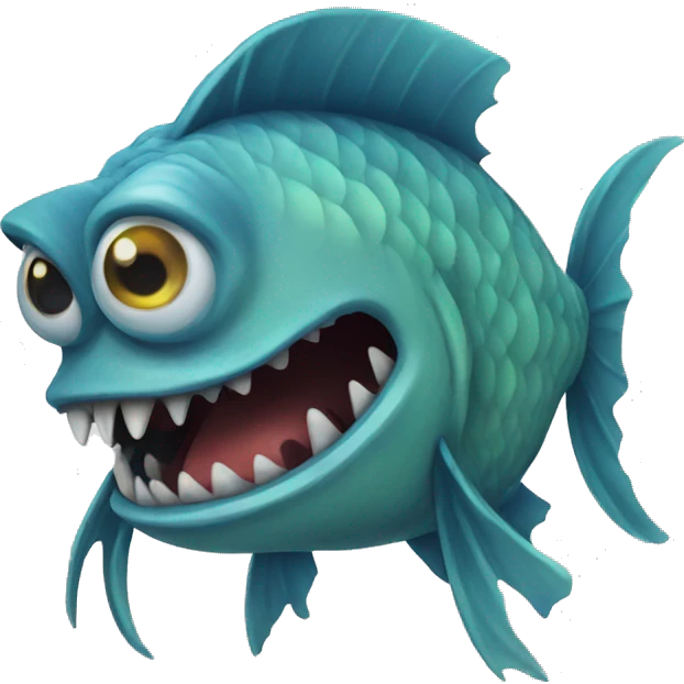 Fish monster  emoji