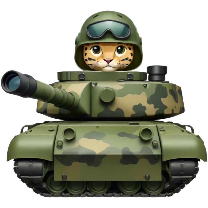 Leopard 2A7 (2021) – Cinematic-realistic Leopard 2A7 tank, its sleek, dark-green camo frame moving through a dense forest. The tank commander peers through binoculars as the 120mm gun elevates slightly, its thick armor reflecting the flickering light of an overcast sky, while rain drips off its reinforced turret. emoji