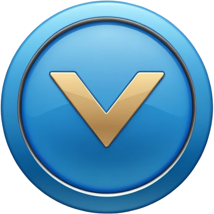 Quiero el logo de verificación de tiktok pero redondo y en vez del logo de tiktok pon un chulo  emoji