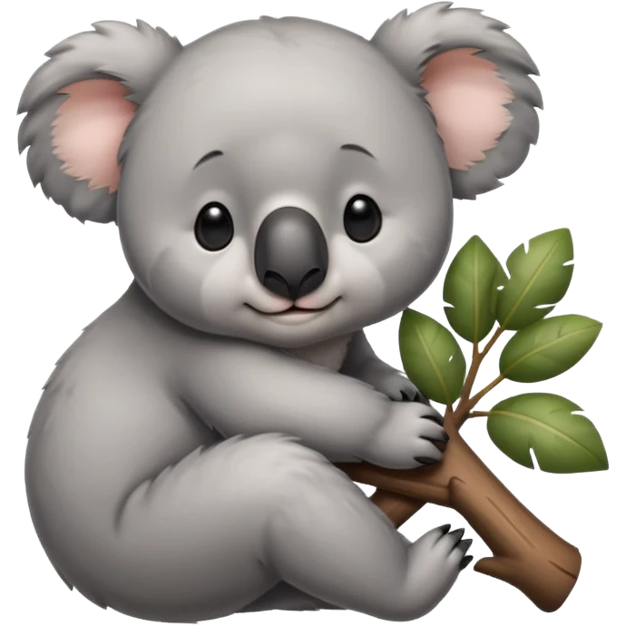 Cute sleepy koala bear emoji