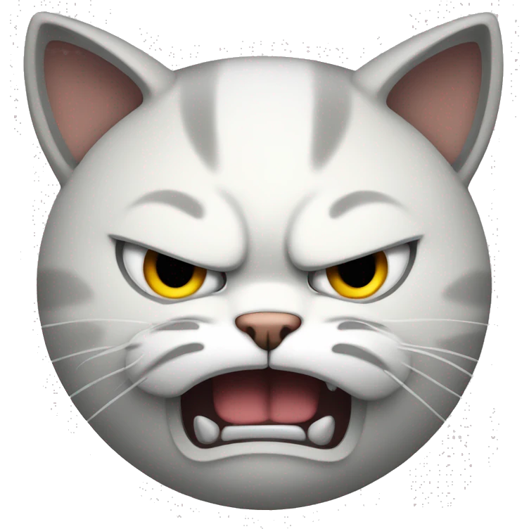 Angry cat emoji