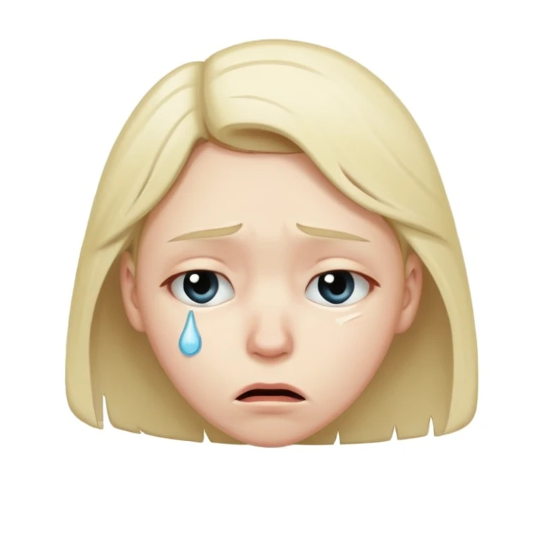 Just heard a sad story and don't know how to react emoji
