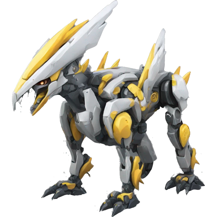 Spiky Medabot-Raptor-Dragon-Mecha emoji