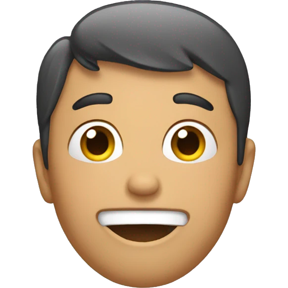 Emoji with hands behind head and mouth open emoji