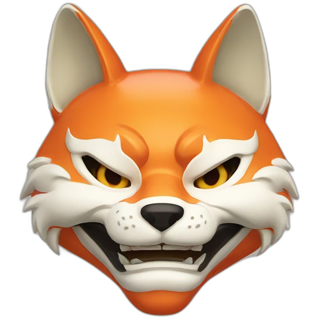 kitsune japanese mask emoji