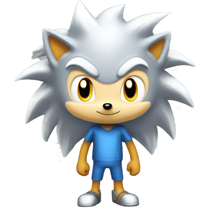silver the hedgehog emoji