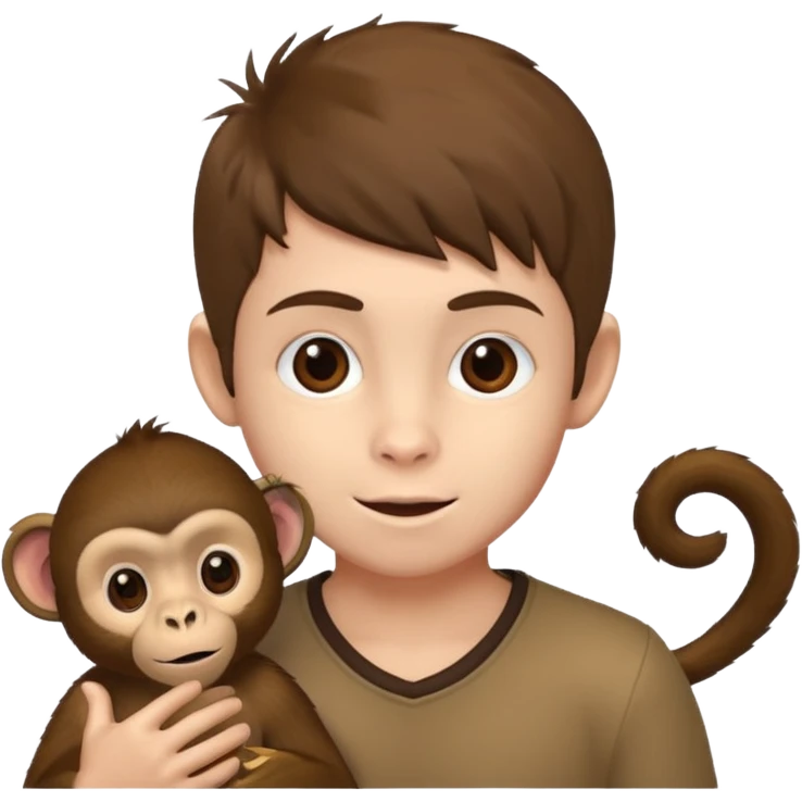 Monkey spanking boy  emoji