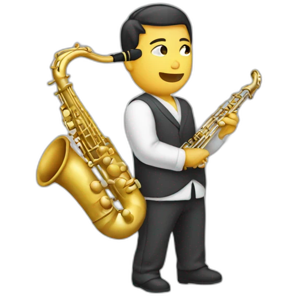 Asian saxophone emoji