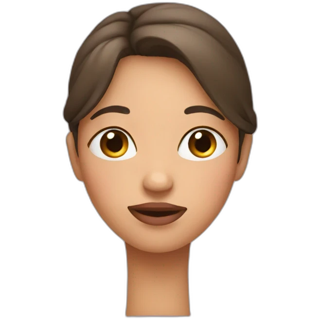 Women blushing while covering her face slightly  emoji