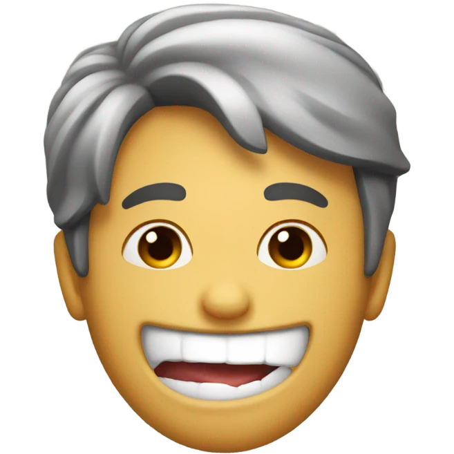 Guy with tounge out emoji