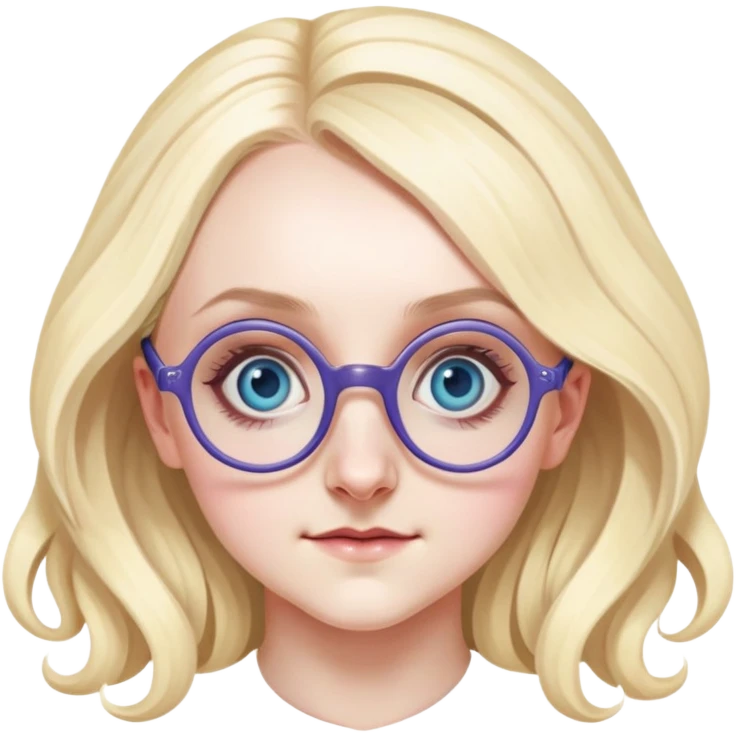 Evanna Lynch is Luna Lovegood in harry potter emoji