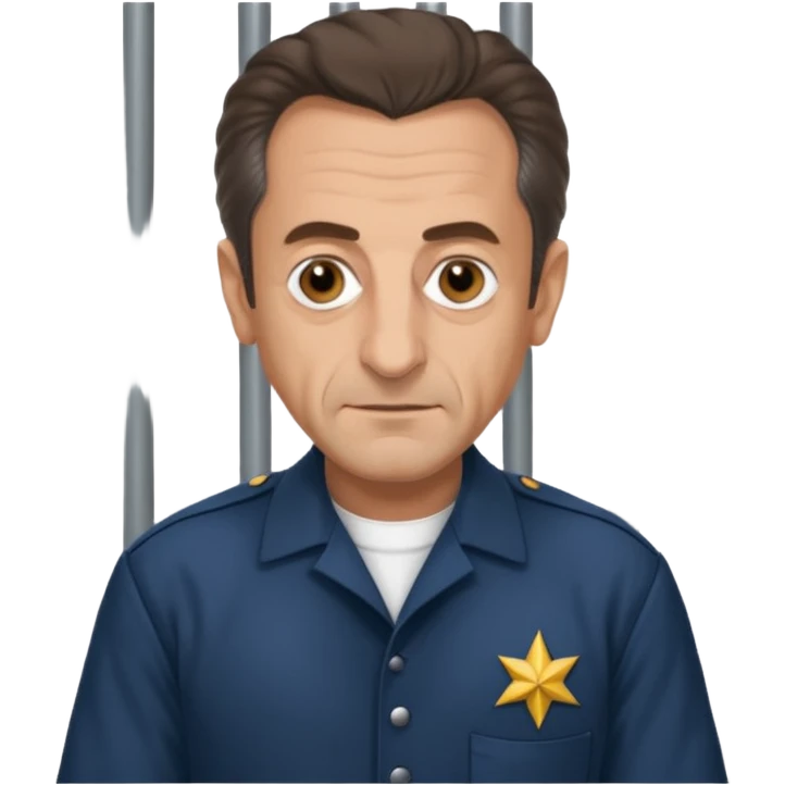 Nicolas sarkozy en prison  emoji