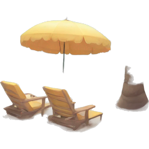 Aesthetic beach vibes emoji