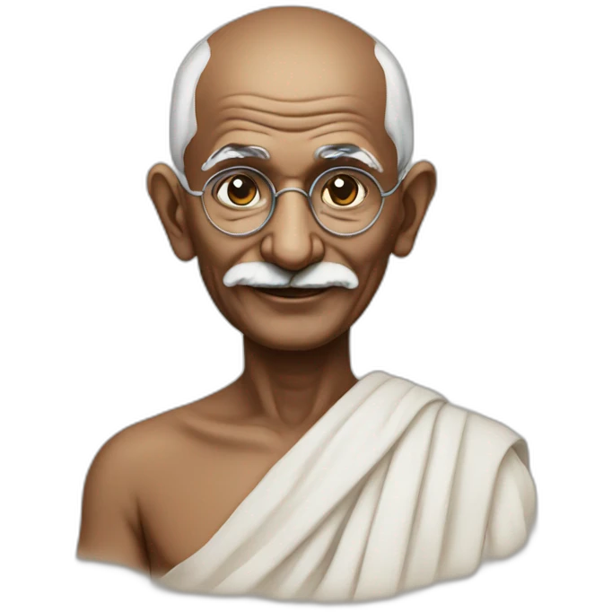 Mahatma Gandhi emoji