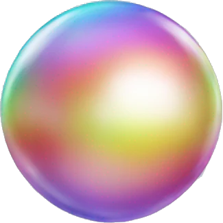 one rainbow pearl stone emoji