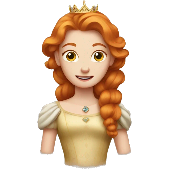 Ginger princess emoji
