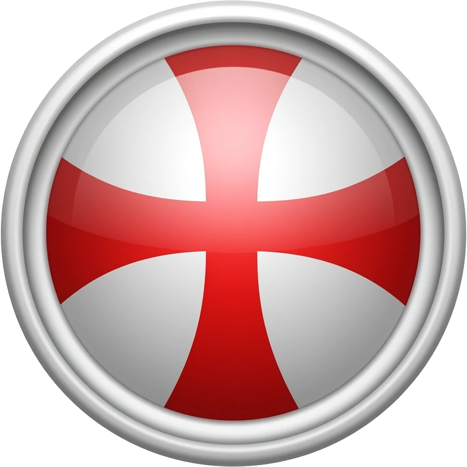 White templar cross emoji