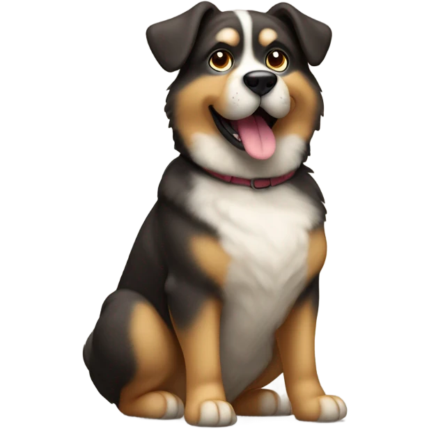 Fat dog emoji