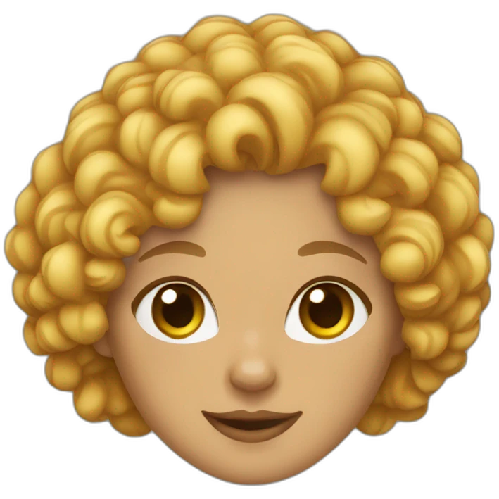 curly-blonde-woman-cat-bengal emoji