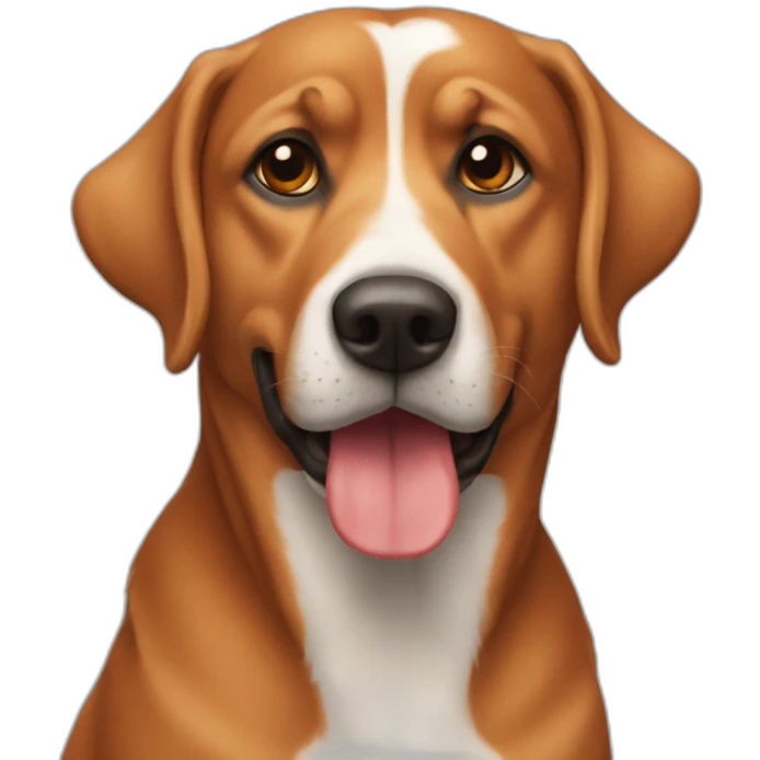 Chien rouge emoji