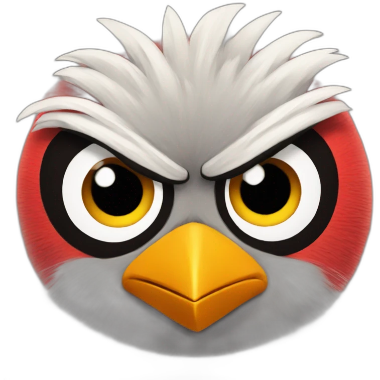 Angry bird emoji