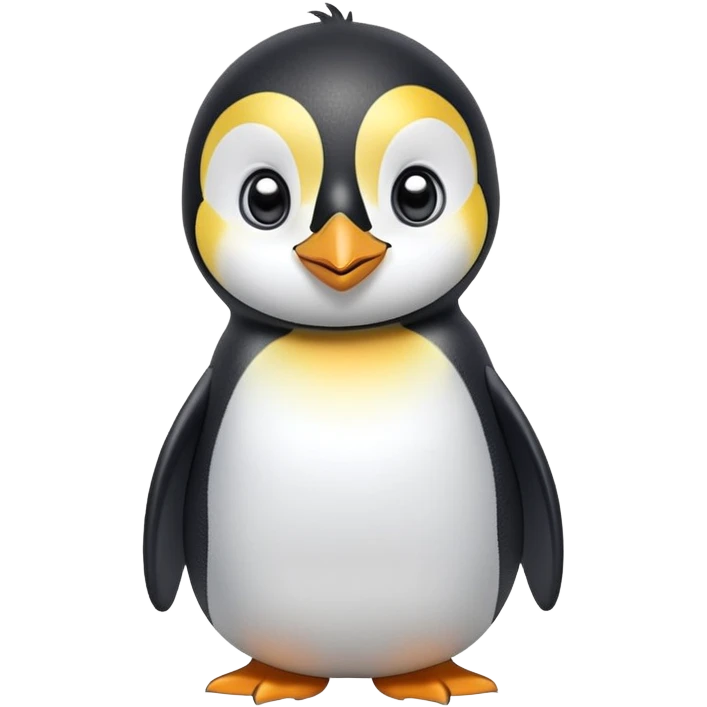 cinematic-cute-emperor-penguin-portrait-emoji,-head-tilted-playfully-and-inquisitively,-with-glossy,-pristine-plumage-accented-by-a-bright-beak-and-round,-sparkling-eyes-filled-with-curiosity,-simplified-yet-irresistibly-adorable-features,  emoji