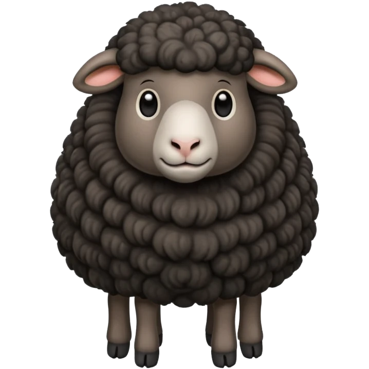 Black sheep emoji