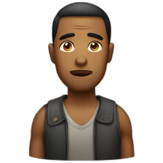 A man saying sorry  emoji