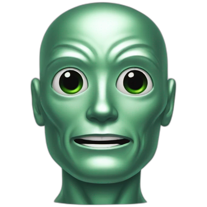 green Silver surfer emoji