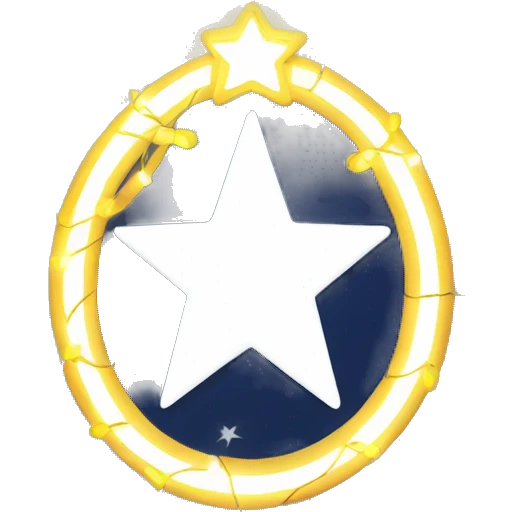 LA Galaxy logo with Christmas lights  emoji