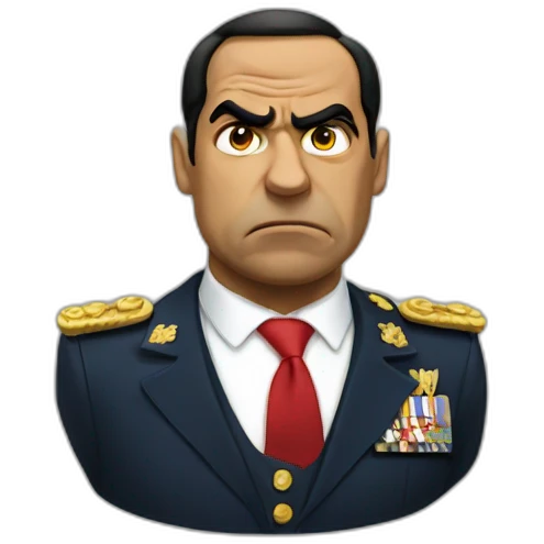 Sisi president angry emoji